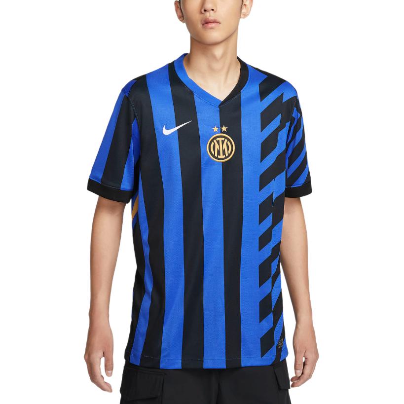 Nike Футбольная футболка Nike Dri FIT для мужчин, домашняя, стадионная, Интер Милан 2024/25 FN8787-440