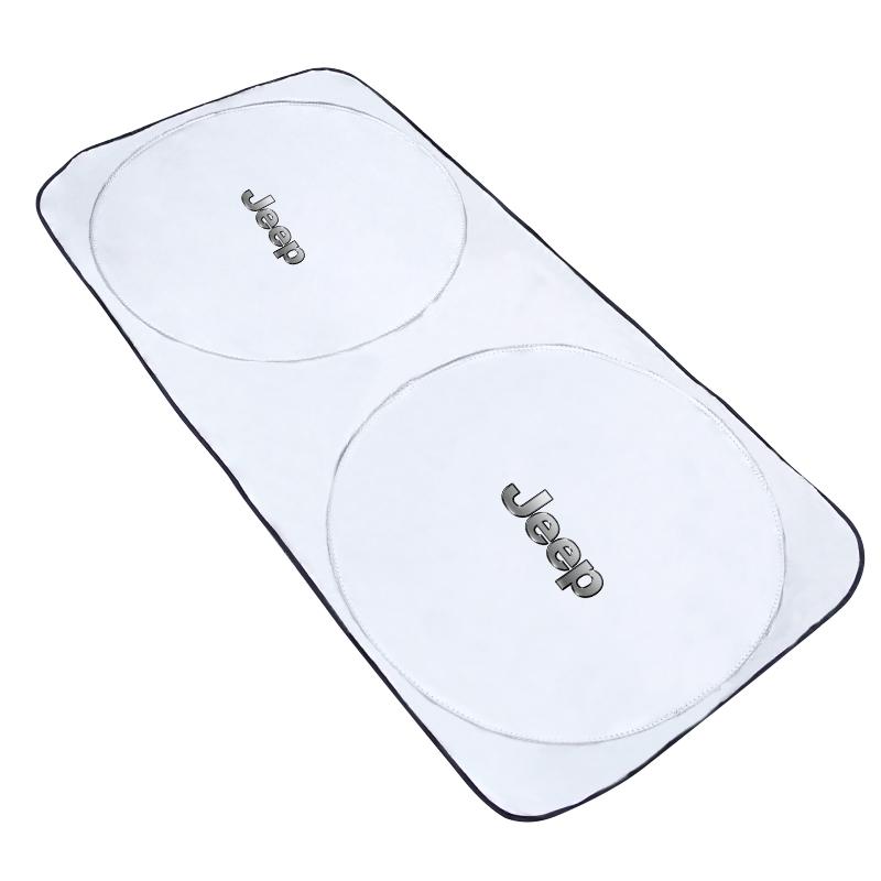 Jeep Car Windshield Sun Shade Visor UV Protection Shield For Jeep Renegade Compass Grand Cherokee Wrangler Patriot Rubicon