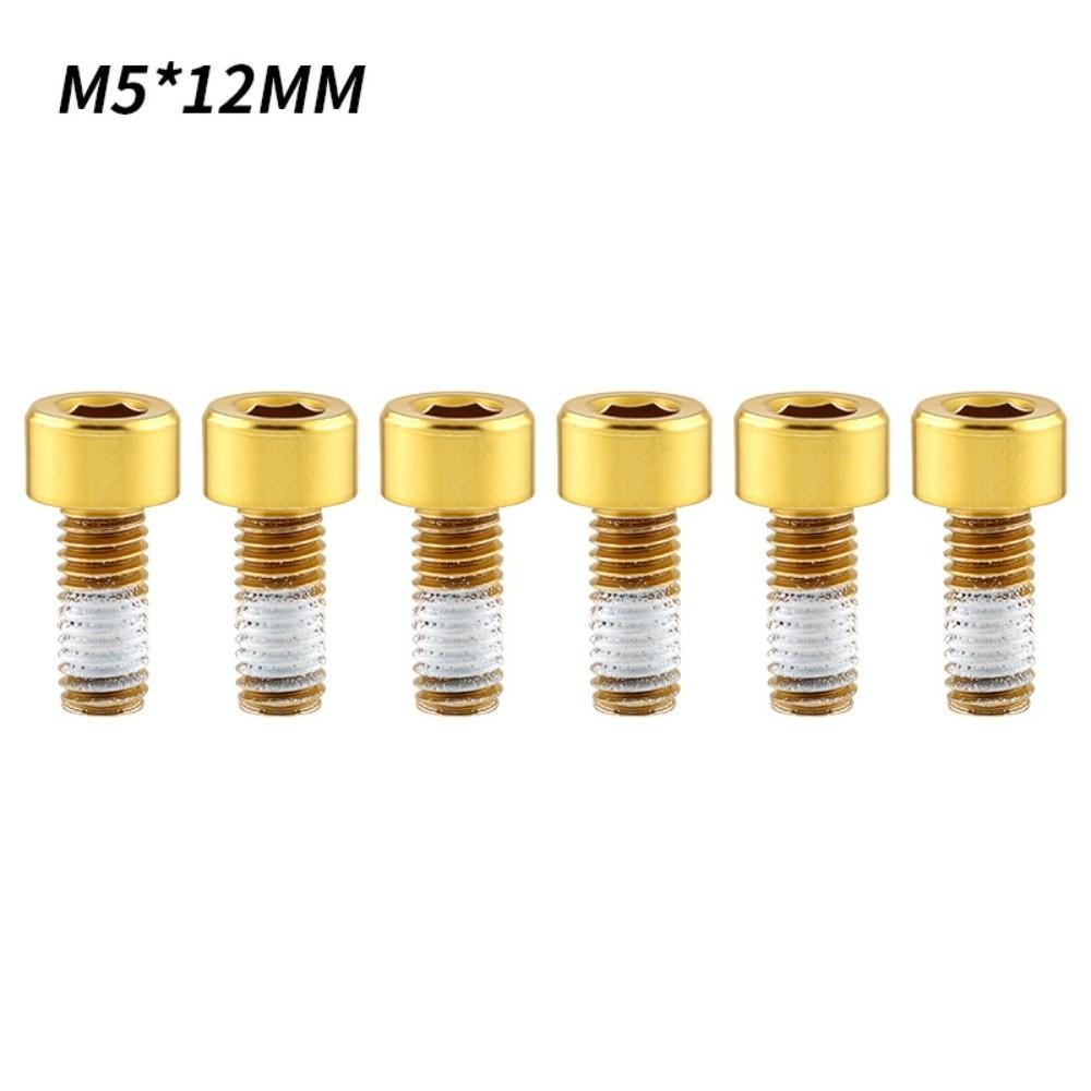 Hex Socket Water Bottle Cage Bolts M5×12mm Bike Holder Bolts Bike Bottle Cage Screws Bicycle