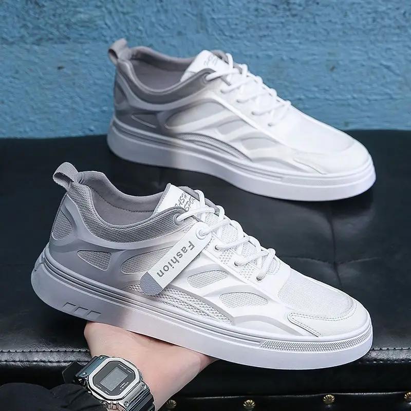 Легкие вулканизированные туфли для мужчин, тенденции 2024 года, нескользящие кроссовки для мужчин, распродажа по акции, люксовые брендовые предложения, дешевая ликвидация