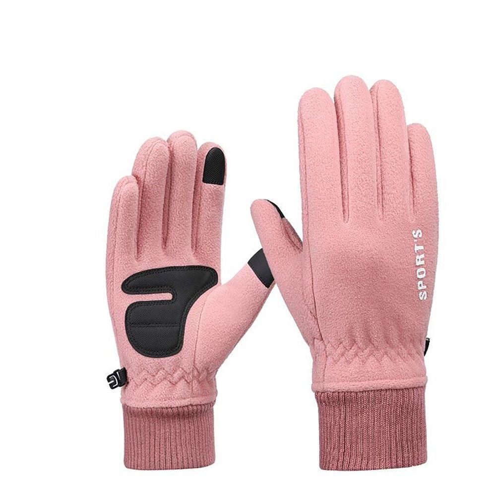 Windproof Touch Screen Gloves Thicken Finger Flip Cover Gloves 2023 New Ski Gloves Autumn Winter