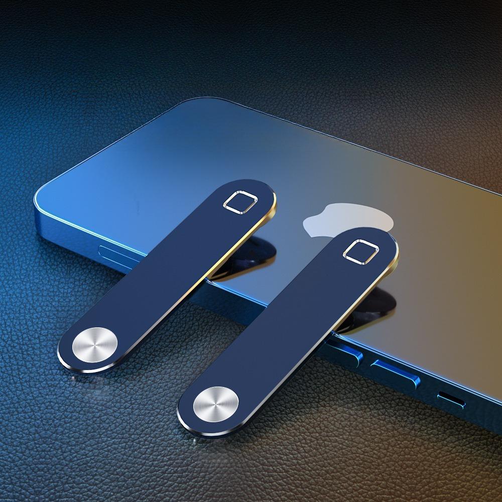 1 шт. Подставка для телефона из алюминиевого сплава, металлическая магнитная подставка для расширения двойного экрана, подходит для ноутбуков и планшетов, подставка для бокового экрана ноутбука.