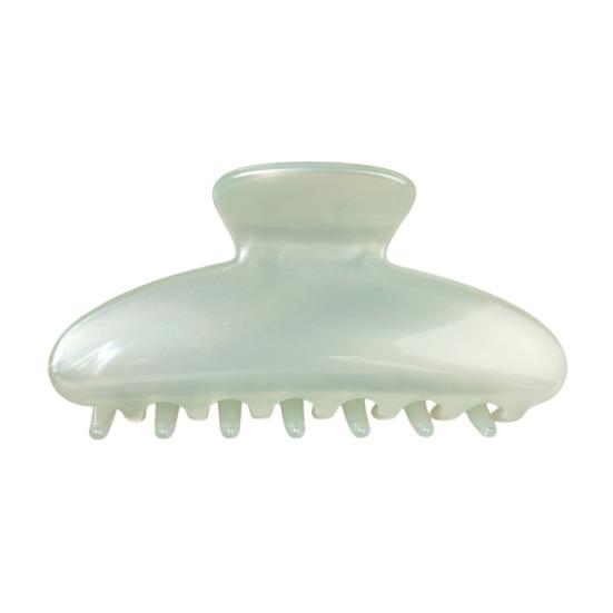 Hair Claw for Women, Semi-Transparent Pearlescent Tones Hair Clip, Large Size Back Head Hair Claw for Thick Long Hair
