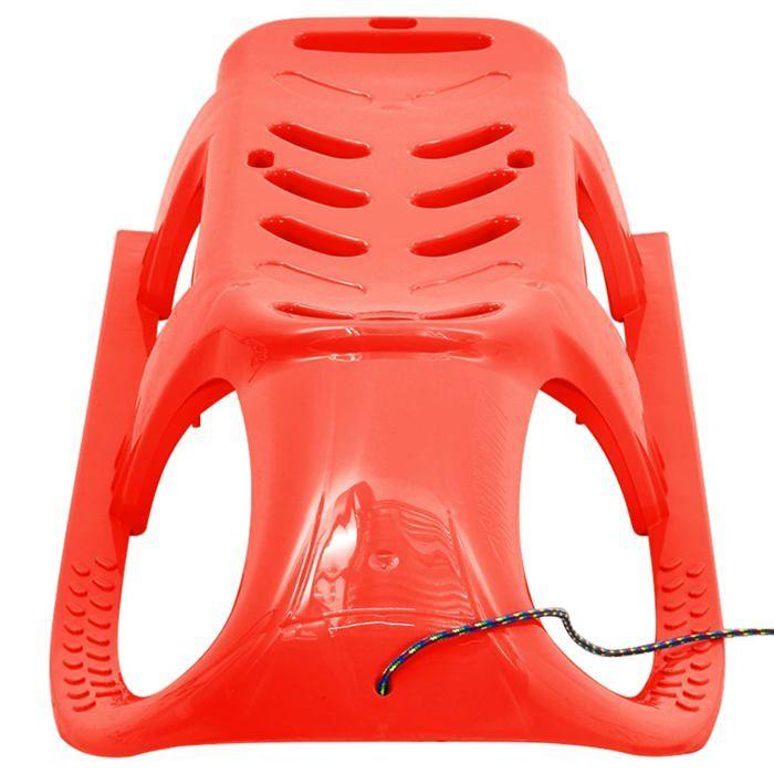 VidaXL Sled for Children Sledge Snow Glider Toddler Outdoor Toy Set Tow Rope Red 93719