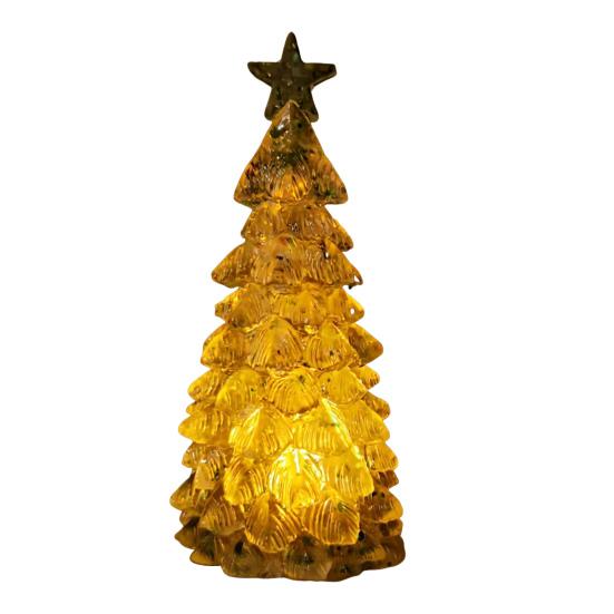 Yousheng LED Christmas Tree Night Light Glowing Tree Decoration Festive Tabletop Ornament Atmosphere Party Holiday Gift