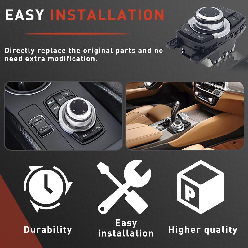 Multimedia Multi-function Button Switch 10PIN Controller For BMW F07 F10 F11 F01 F02 F03 F04 F25  9206444 9206446