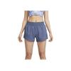 New Nike Casual Shorts Women's Fen Blue DX6011-491