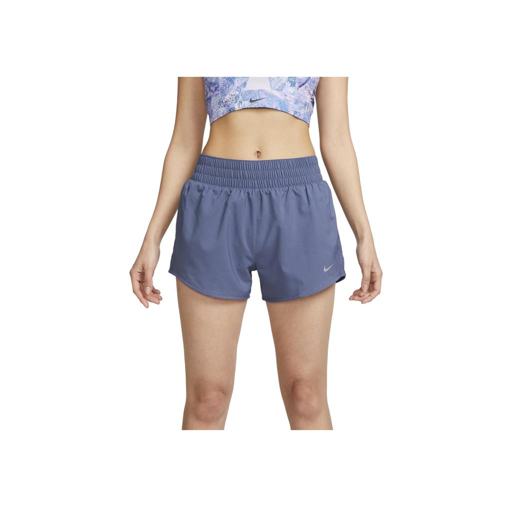 New Nike Casual Shorts Women's Fen Blue DX6011-491