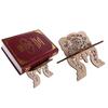 1Pcs Wooden Bible Quran Ramadan Islamic Muslim Home Decoration Book Shelf Book Stand Display Stand