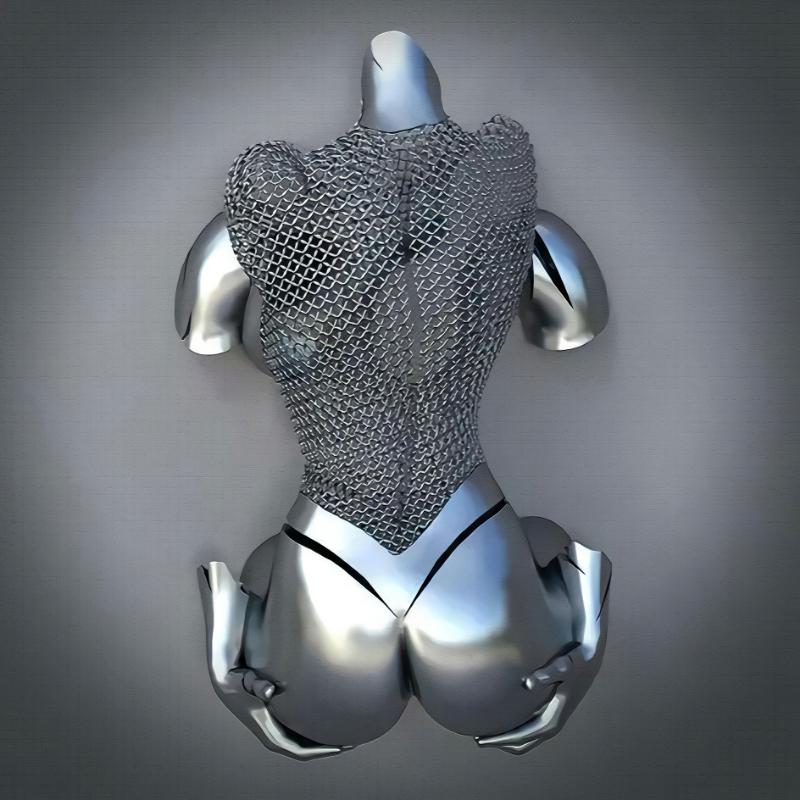 Металлическая фигура, статуэтка, художественный постер, подвесная картина, современное украшение для дома, бескаркасная картина на холсте, сердечник для распыления краски