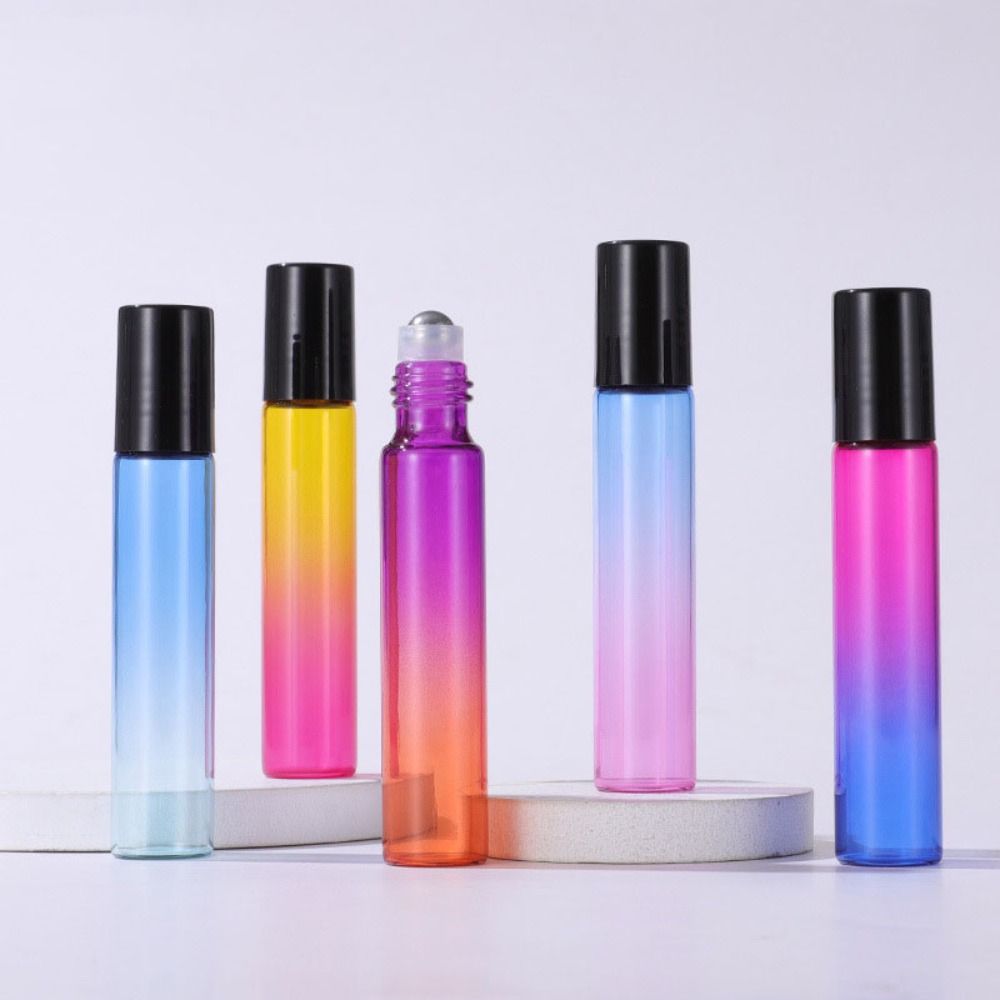 Многоразовая бутылка для жидкого образца, портативная пустая бутылка, стеклянная бутылка для масляного ролика, косметический контейнер