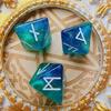 6 шт. Мистические Кости Гадания 8-гранные Астрологические Обучающие Кости Предсказаний для Улучшения Опыта Ролевых Игр