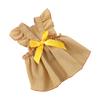 Small XL XXL Cute Pet Skirt New Summer Plaid Pet Cat/Dog Wedding Dress with Bow for Winter Use Animal Pattern Pet Supplies