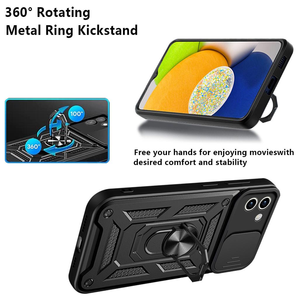Противоударный бронированный чехол для Samsung Galaxy A02 A02S A03 A03S A04 A04E A05 A05S Чехол для телефона с держателем для автомобиля для Galaxy A11 A12 A13 A14