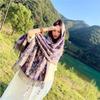 Cloak Women's New Autumn and Winter Travel Photo Exotic Scarf Versatile Warm Thickened Scarf