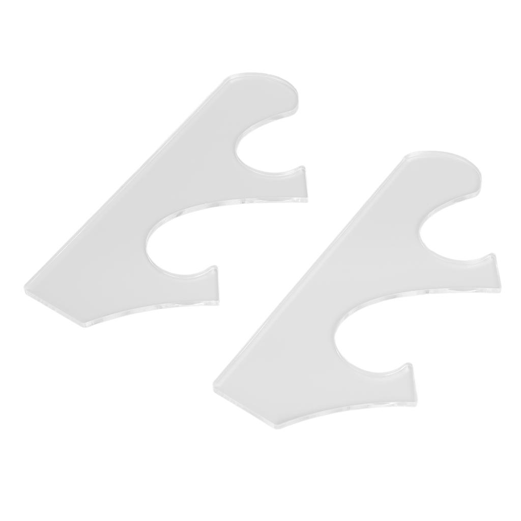 1 пара/набор многослойных винтажных подставок для мечей, стойка для меча из акрила, устойчивая к поломкам, прозрачная