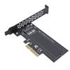 PCI E to SSD Card Support for Macbook Pro 2013 2017 4X to 12+16PIN Converter with Short Baffle Plate