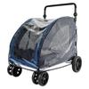 WODEGOU Pet Cart Rain Large Dog Stroller Rain Pet Cart Rain Pet Buggy Rain EVA Transparent Waterproof and Windproof Cover for Dog Wagons and Pet