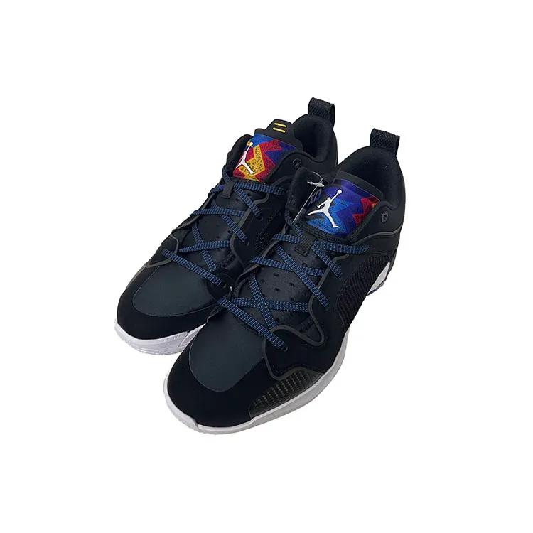 Air Jordan 37 Low PF 'Nothing But Net' (Unisex) Black / University Red / Bright Concord / White Basketball Shoes DQ4123 061
