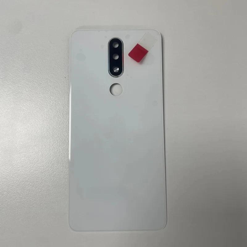 Заднее стекло Для Nokia 5.1 6.1 Plus Nokia X5 X6 Задняя крышка Панель Корпус Замена