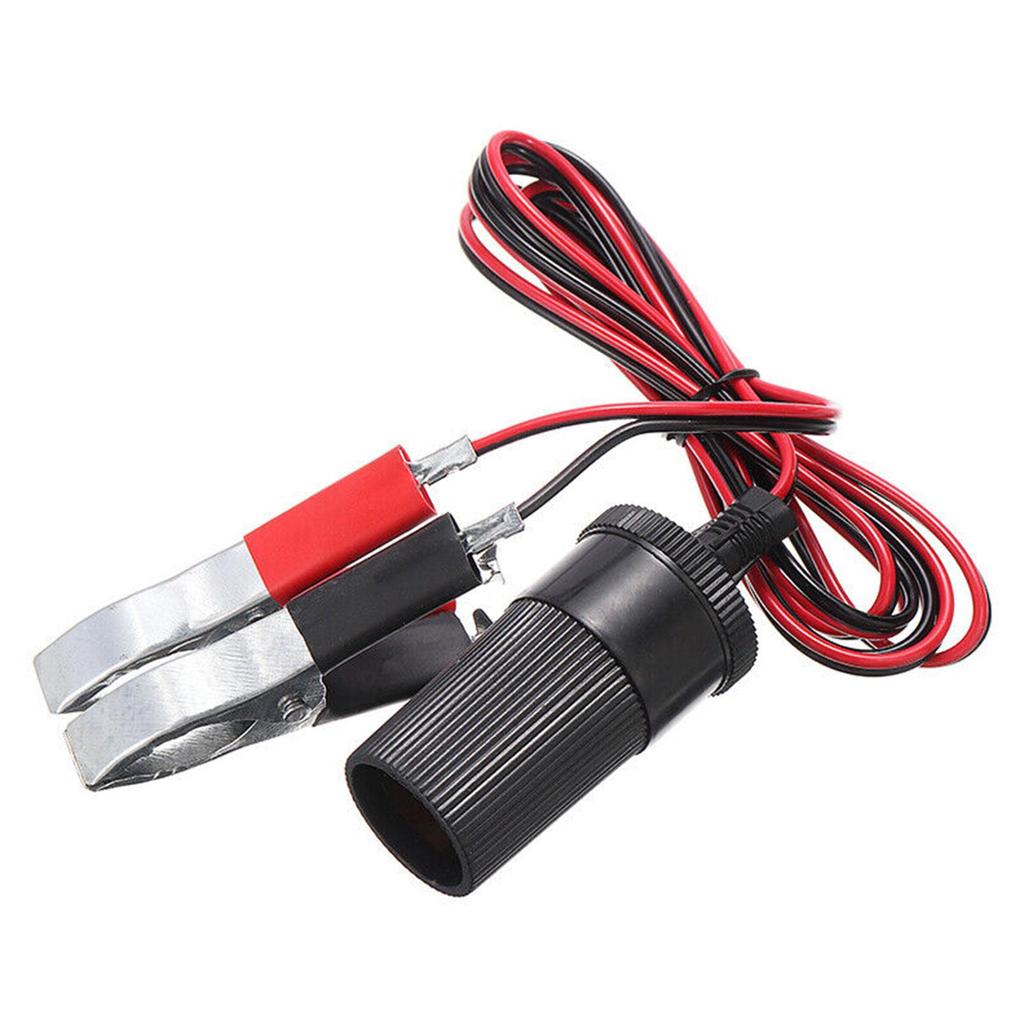 Universal 12V Car Auxiliary Cigarette Lighter Socket Cigarette Power Adapter Clip-on Exten Socket Cigar Power Adapter Light E5R2