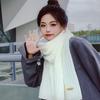 Thick Woolen Scarf for Women In Autumn and Winter Korean Style Student Harajuku Versatile Ins Trendy Girl British Japanese Style Knitted Scarf