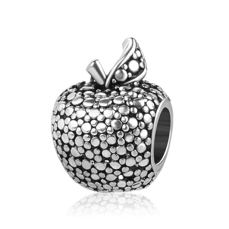 New Copper Colorful Fruit Birthday Cake Milk Burger Chili Pendant Charm Bead Fit For Original Bracelet Diy Women'S Jewelry