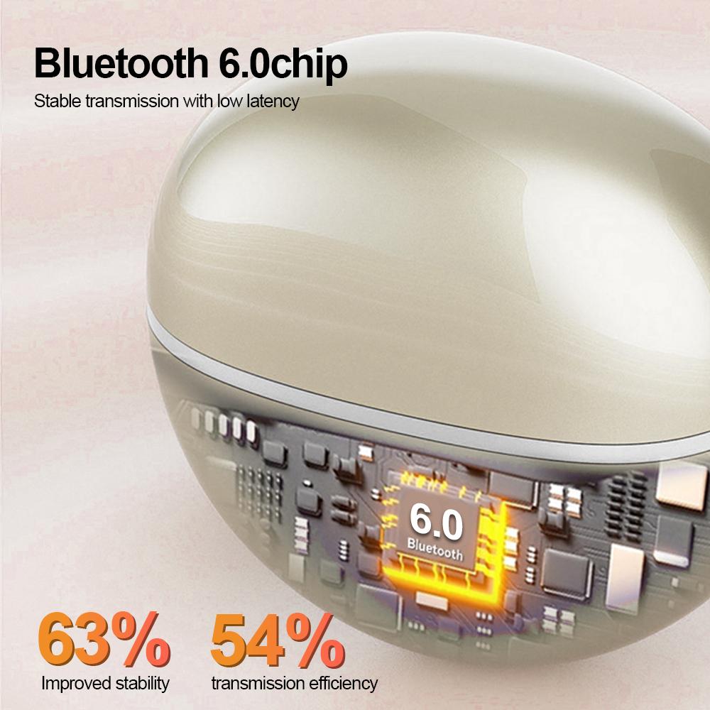 Беспроводные Bluetooth 5.4 Наушники с ушным креплением Водонепроницаемые Спортивные Гарнитуры Шумоподавление Hi-Fi Стерео Вкладыши для Смартфонов