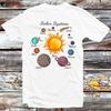 230 Gsm 100% Cotton Solar System Planets Sun Earth Comet Pluto Saturn Moon Venus Mars T Shirt Vintage Retro Gift Unisex Cartoon Anime Top Tee B881