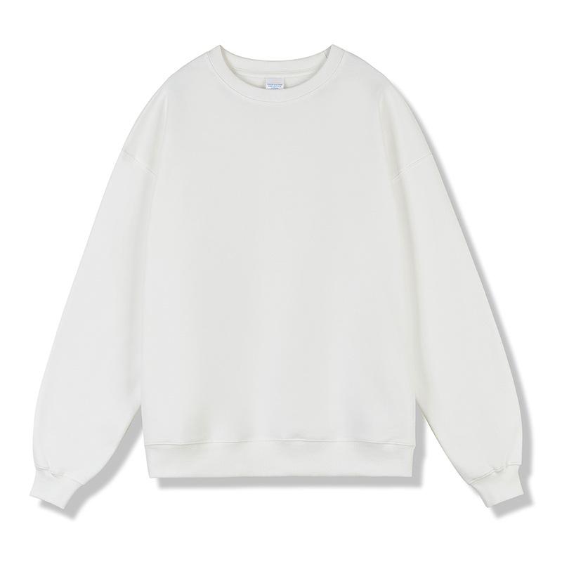 2026 FOG Sweatshirt Men 380G Fleece Lined Heavyweight Crewneck Oversized Earth Tone Streetwear Pullover