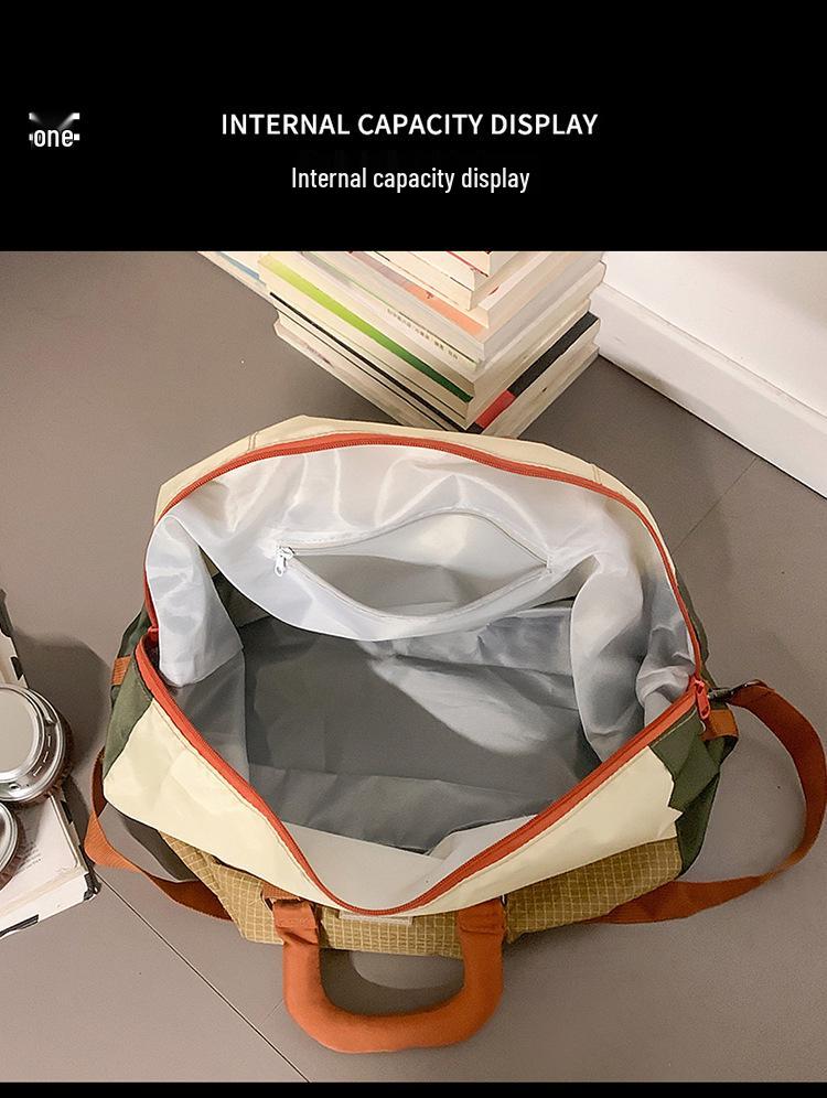 Expandable Lightweight Travel Bag with Wet/Dry Separation & Large Capacity - Foldable Sports, Fitness, & Yoga Bag