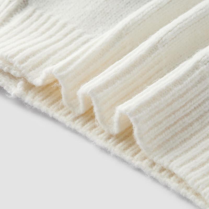 Женский кардиган крупной вязки с жаккардовым узором щенков и застежками-тоглами