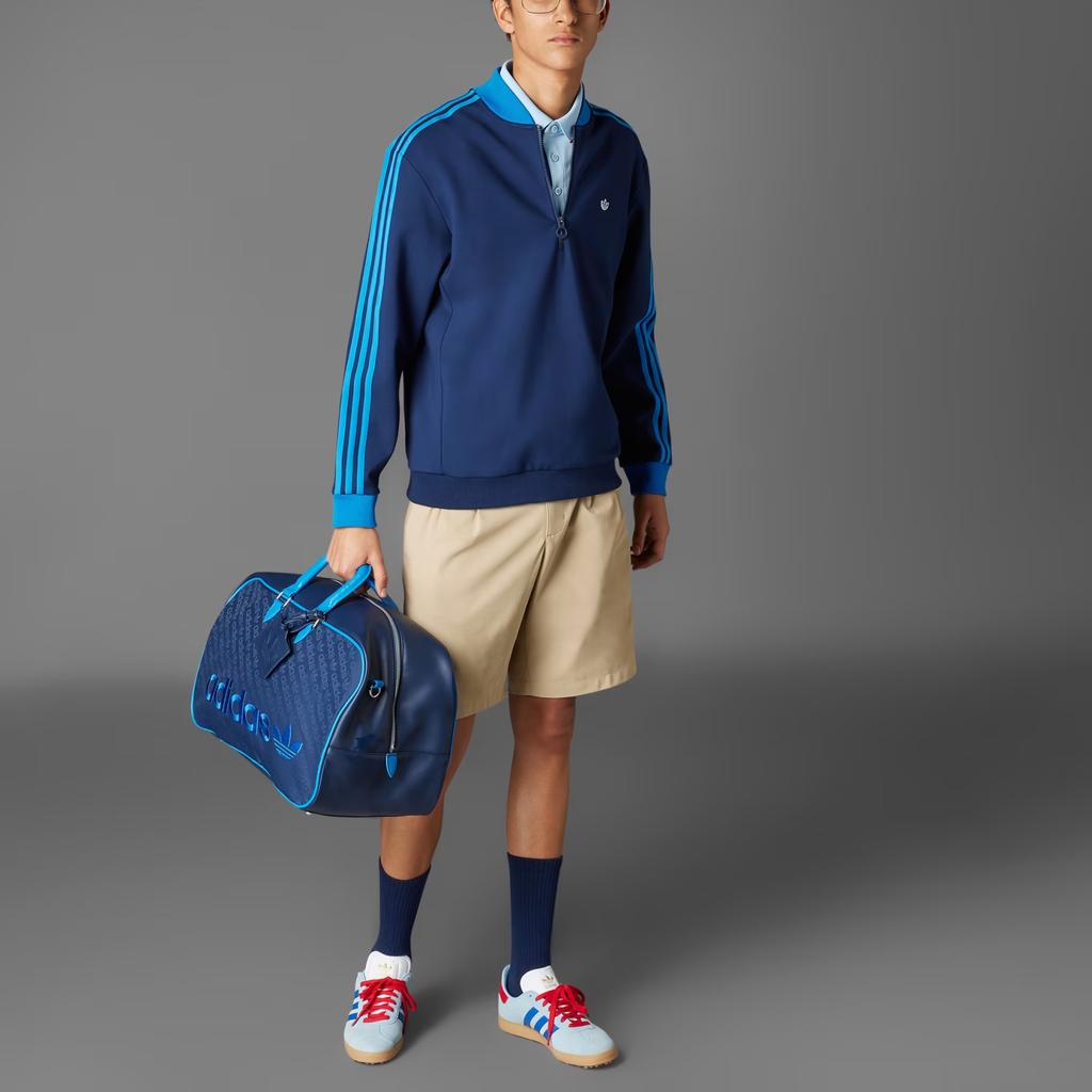 adidas Свитшот Originals 3 полоски с молнией на 1/4 JP0938