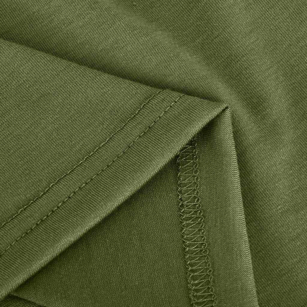 Women's Summer Casual Short Sleeve Crewneck Swing Dress Flowy Tiered Maxi Beach Dress With Pockets