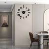 Creative Frameless Wall Clock Wall Mechanism Wall Decoration Night light Arrows Decal DIY Digital Wall Clock Living Room Office