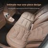 Подушка для автомобильного сиденья из высококачественной кожи наппа, утолщенная нескользящая конструкция для передних и задних пятиместных автомобилей