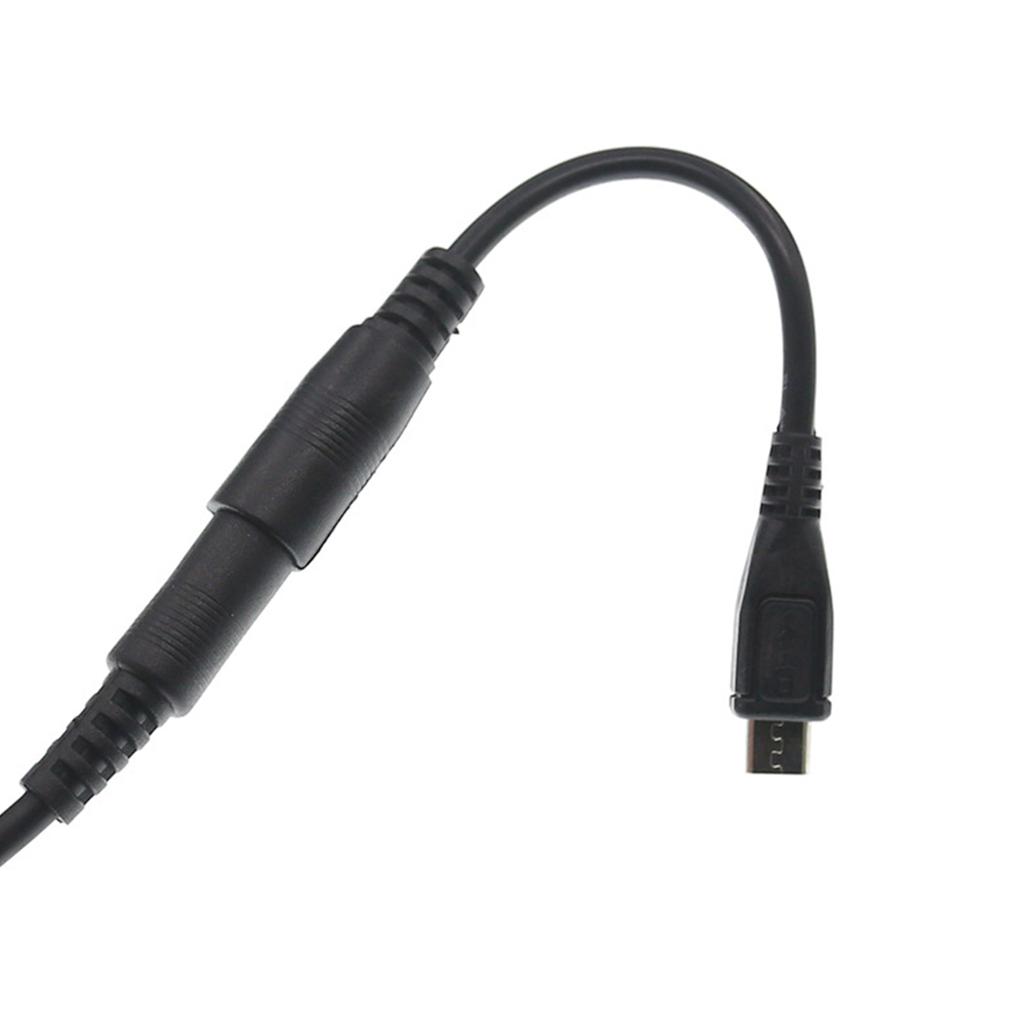 Кабель для зарядки 5521 гнездо на Micro USB DC5.5x2.1мм на Micro USB штекер Адаптерный шнур для наушников, консоли