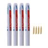 4Pcs Tile Grout Pen White Grout Renew Repair Marker with Replacement Nib Tips
