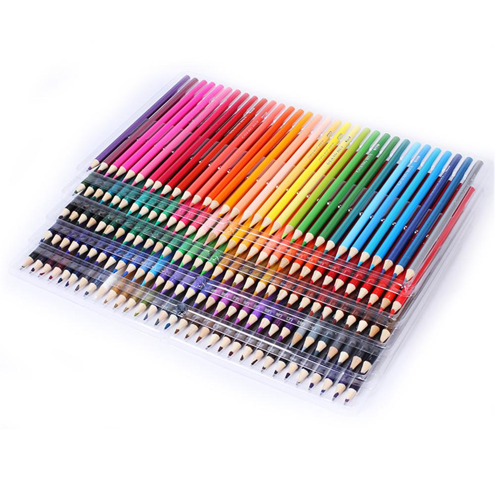 48/72/120/160/180 Colors Oil Pencil Artist Professional Color Pencils Set Sketching Painting For Kids Students Drawing School Art Supplies