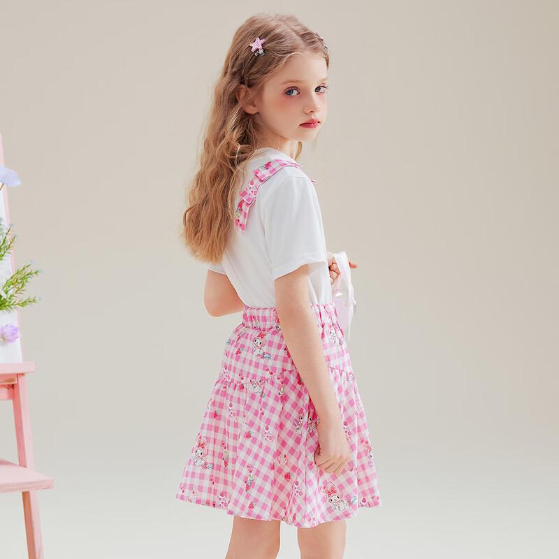Hello Kitty Летний комплект для девочек: футболка и юбка 2026