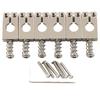 Musiclily Ultra 10.5mm Style Tremolo Bridge Saddles for Stratocaster Electric Guitars, Nickel (Set of 6)