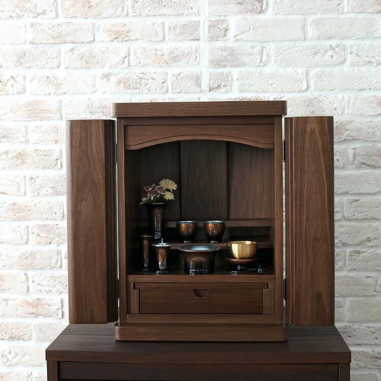 Набор из 7 предметов для буддийского алтаря с колокольчиком, полный набор, стильный и современный, колокольчик янтарного цвета, компактный, подходит для миниатюрных и маленьких алтарей, подходит