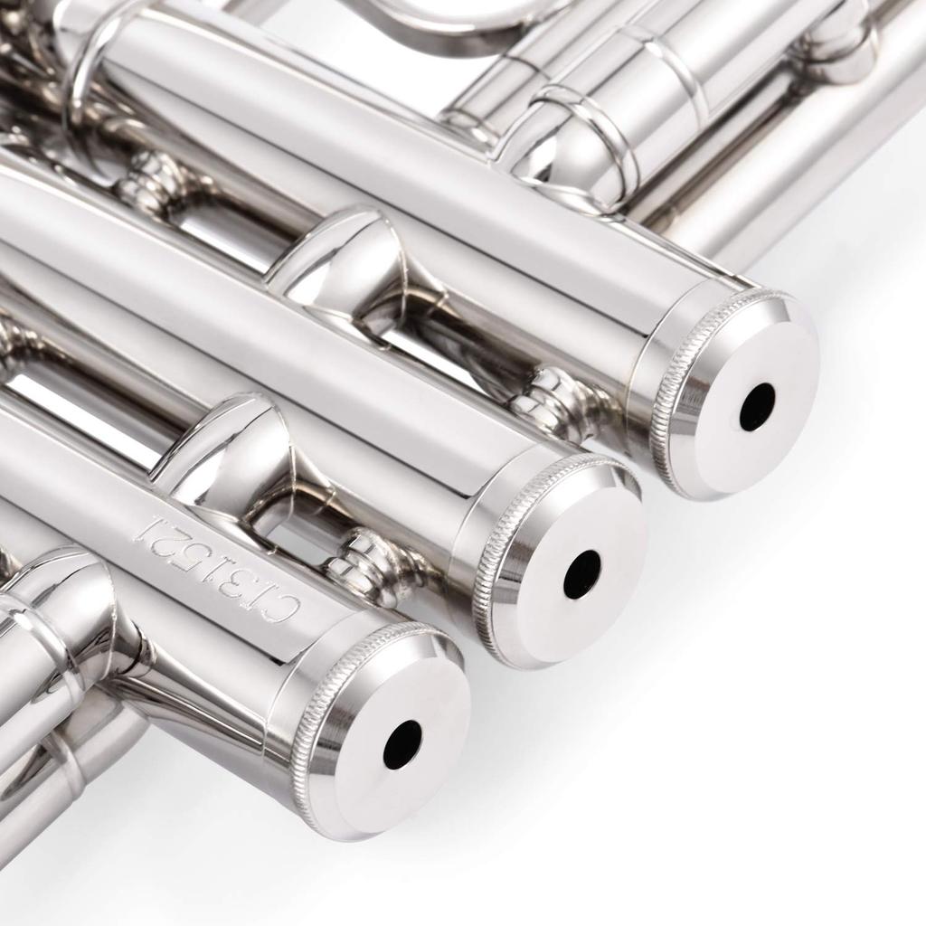 Eastar Trumpet Bb Tone Trumpet Beginner with Clean Accessories (Nickel Plated)