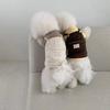Simple Lucky Puppy Pocket Strap Skirt Small Dog Teddy Suspender Vest Autumn and Winter Pet Clothes Dog Clothes