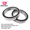 2Pcs 6806-2RS Ball Bearing Low Noise Bearing Steel High Hardness Moutain Bike Bearing for BB30 Bottom Bracket
