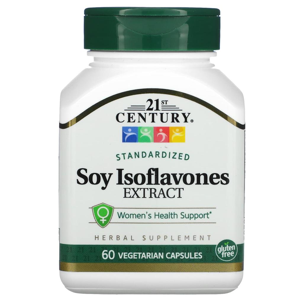 21st Century Standardized Soy Isoflavone Extract, 60 Veggie Capsules