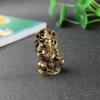 Brass Ganesha Statue Mini Elephant Hindu God Figurines Elephant God Figure Sculpture  Cabinet