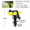 Automatic Rotating Jet Sprinkler 360 Degrees Rocker Arm Nozzle 1/2 Male Thread For Garden Lawn Farm Irrigation