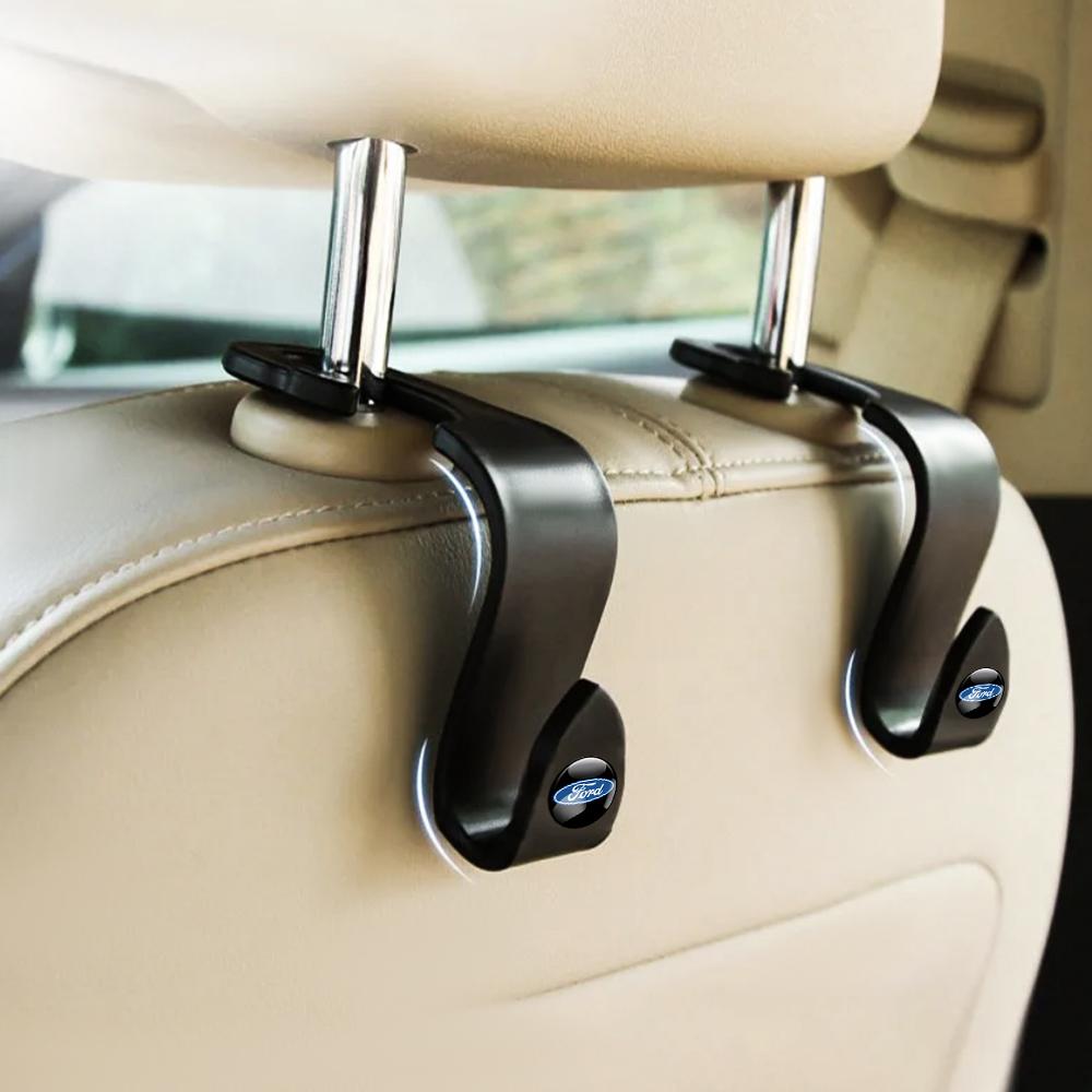 QVHI3 2/4Pcs Car Hidden Seat Back Hook Storage Hook For Ford Shelby Edge Ecosport ST Kuga Mustang Fiesta Mondeo Fusion Explorer Taurus