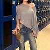 Wrap Knitted Off Shoulder Shawl Mesh Sun Protection Tops Simple Women Cloak  Travel